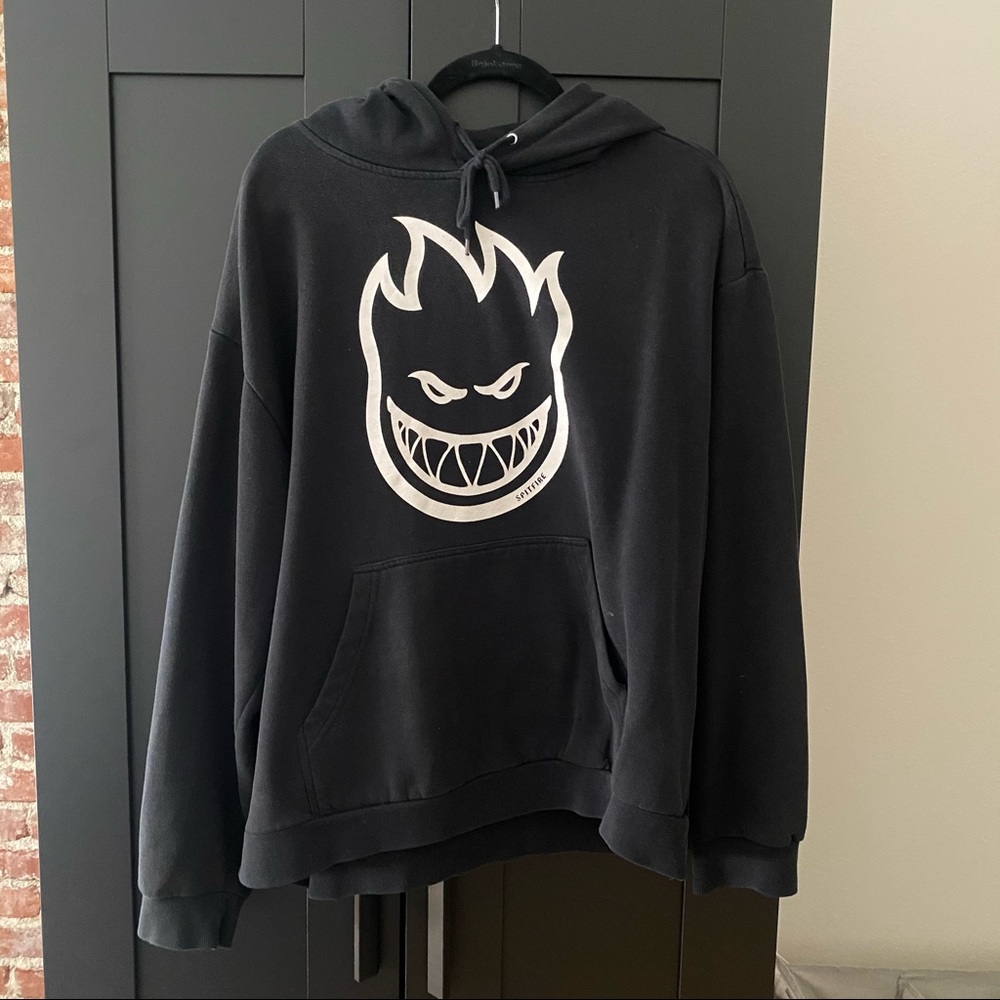 Spitfire Logo Hoodie - Sz L